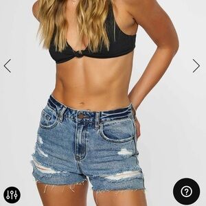 NWT! O’Neill Angus Destroyed Denim Shorts 30